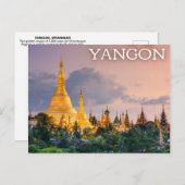 ヤンゴン，ミャンマー（ビルマ）ポストカード ポストカード (正面/裏面)