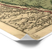 ヤンソンヴィシュエの地図 ポスター (角)