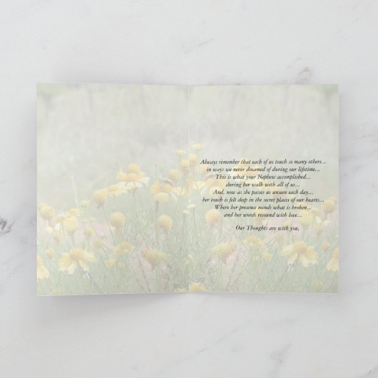 ヤンツによるあなたの甥のカードの記憶 カード (内部)