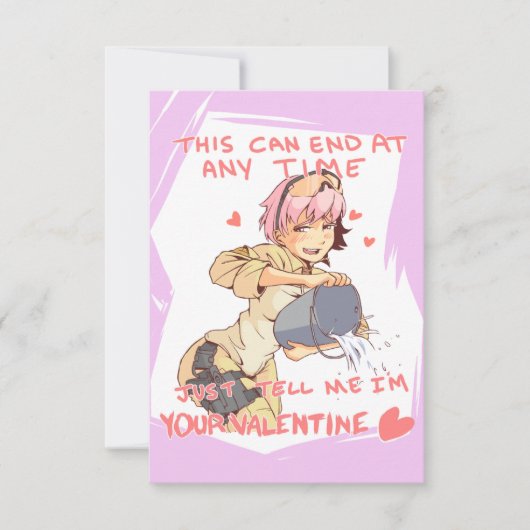 ヤンデレオペレーター バレンタイン3 招待状 (正面)