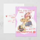 ヤンデレオペレーター バレンタイン3 招待状 (正面/裏面)