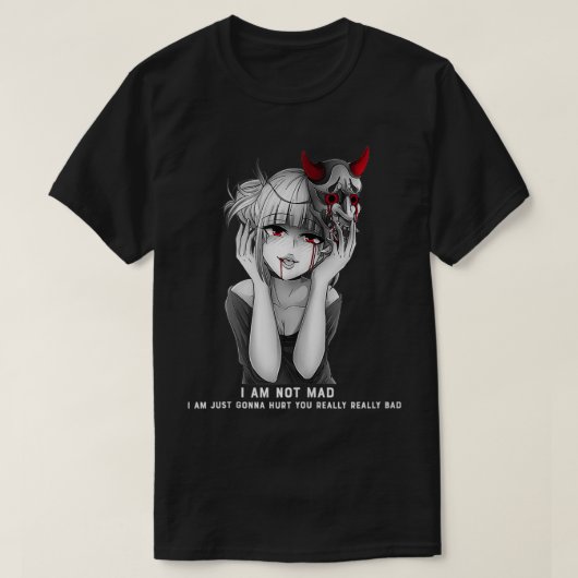 ヤンデーレオニマスクマンガスタイル Tシャツ (デザイン正面)