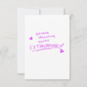 ヤンデーレ演算子バレンタイン4 招待状 (裏面)