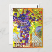 ヤントビルカリフォルニアグレープクラスター ポストカード (正面/裏面)