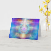 ヤントラメダリオンH122 カード (黄色い花)