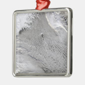 ヤンマイエン島の雲の渦 メタルオーナメント (左)