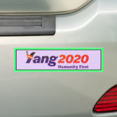 ヤン2020年 バンパーステッカー (車上)