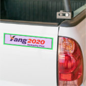 ヤン2020年 バンパーステッカー (トラック上)
