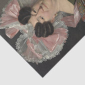 ヤン・アダム・クレスマンによる女性のポートレート 薄葉紙 (詳細)