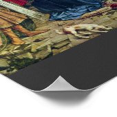 ヤン・ゴサールによる王の崇拝(最高のQ) ポスター (角)