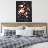 ヤン・ダビズ・デ・ヘムの花鮮やか瓶 キャンバスプリント (インサイチュ (寝室))