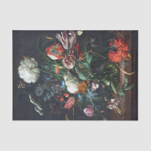 ヤン・ダビズ・デ・ヘム花瓶 薄葉紙 (正面)