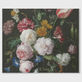 ヤン・ダビズ。De Heem – 花を持つ静物詩 ラッピングペーパー (フラット)