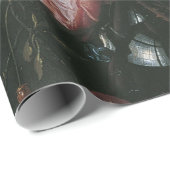 ヤン·ダヴィッツ·デ·ヘム-ガラスの花瓶に花 ラッピングペーパー (ロールコーナー)