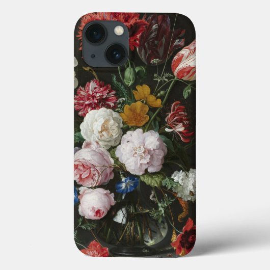 ヤン·デビッズドヘム-花のある静物 Case-Mate iPhoneケース (裏面)