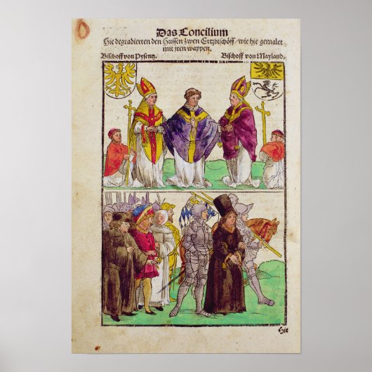 ヤン・ハスの処刑 ポスター (正面)