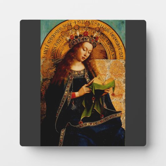 ヤン・ファン・エイクによる聖母マリア フォトプラーク (正面)