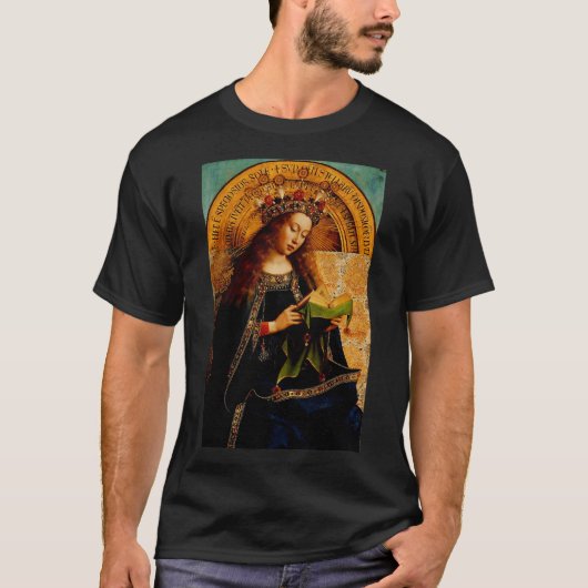 - ヤン・ファン・エイク - マリア 美術品コレクション Tシャツ (正面)