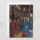 ヤン・ファン・エイク - 受胎告知 招待状 (正面/裏面)