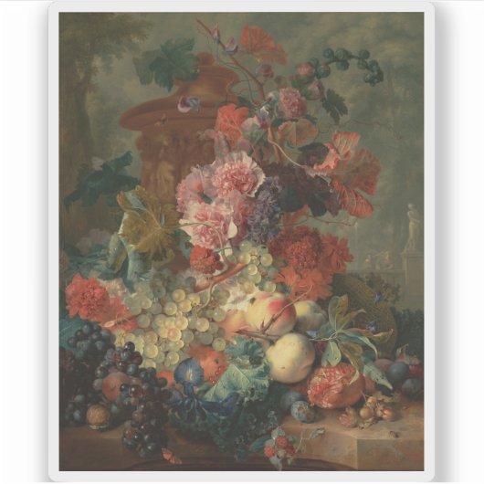 ヤン・ファン・ホイサム – フルーツピース シール (正面)