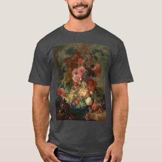 ヤン・ファン・ホイサム - 果物の静物画 Tシャツ