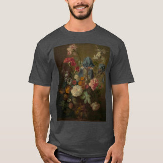 ヤン・ファン・ホイサム - 花瓶に生けた花 Tシャツ