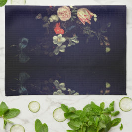 ヤン・フィリップ・ヴァン・ティーレン – 花のガーランド キッチンタオル