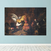 ヤン・フット・コックファイト キャンバスプリント (インサイチュ (ウッドフロア))