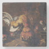 ヤン・フット・コックファイト ストーンコースター (正面)