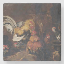 ヤン・フット・コックファイト ストーンコースター