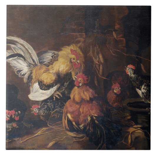ヤン・フット・コックファイト タイル (正面)