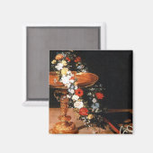 ヤン・ブリーゲル花 マグネット (正面/裏面)