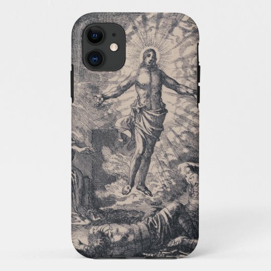 ヤン・リュイケンによるキリストの復活 Case-Mate iPhoneケース (裏面)