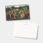 ヤン・ヴァン・アイクによる子羊の崇拝 バッジ (正面＆裏面)