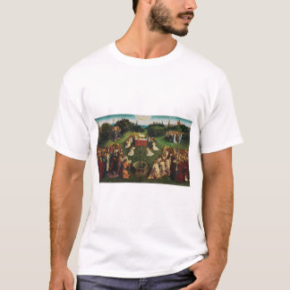 ヤン・ヴァン・アイクによる子羊の崇拝 Tシャツ