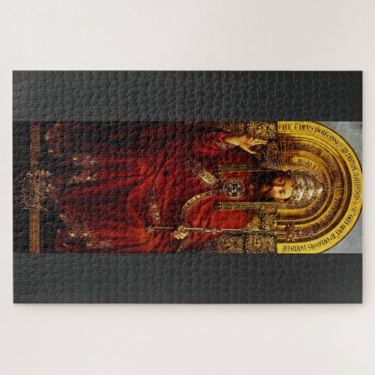 ヤン・ヴァン・アイクによる神秘的な子羊の崇拝 ジグソーパズル (横)