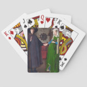 ヤン·ヴァン·エイク-ジョバンニ·アーノルフィニと彼の花嫁 トランプ (裏面)