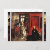 ヤン・ヴァン・エイク – 受胎告知 ポストカード (正面/裏面)