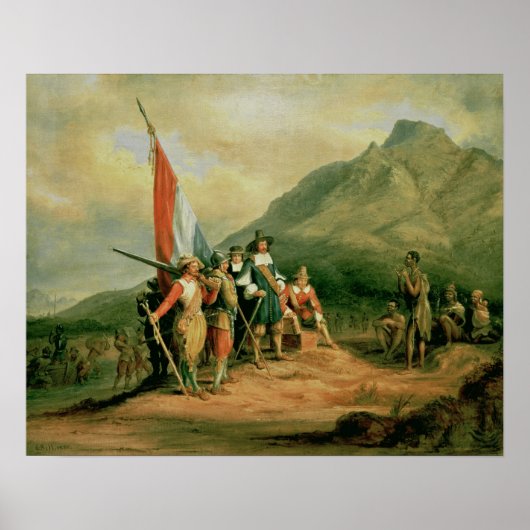 ヤン・ヴァン・リーベック上陸 ポスター (正面)