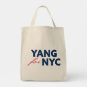 ヤンNYCニューヨーク市長選支援 トートバッグ (裏面)