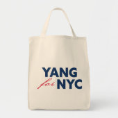 ヤンNYCニューヨーク市長選支援 トートバッグ (正面)