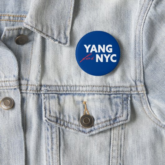 ヤンNYCニューヨーク市長選支援 缶バッジ (インサイチュ)