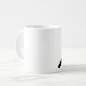 ヤンTaiのキーの「火のフェニックス」の陶磁器のマグ マグカップ (正面左)