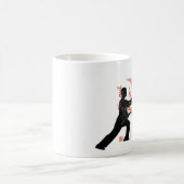 ヤンTaiのキーの「火のフェニックス」の陶磁器のマグ マグカップ (中央)