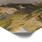 ヤンVan Os – 海岸沖の嵐の中で出荷 ポスター (角)