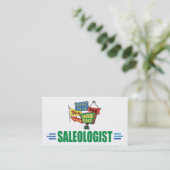 ヤーおもしろいドセールガレージセールエステートセール 名刺 (スタンド正面)