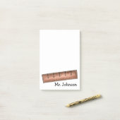 ヤーズティックスクール数学先生パーソナライズされたギフト ポストイット (デスク上)