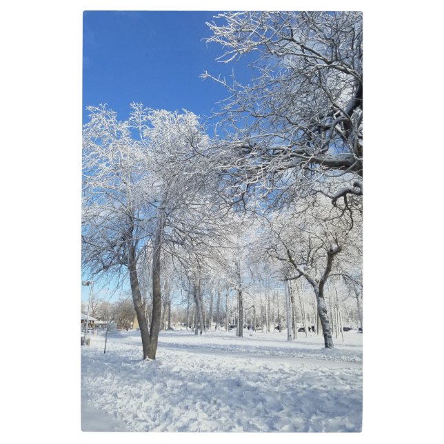 ヤートアイランドニューヨーク旅行写真アート メタルプリント (正面)