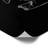 ヤートサタンブラック魔法ルシファーオカルトギフト ポスター (角)