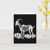 ヤートスケルトン誕生日ハロウィーンメンズウィメンズウィメンズキッズ カード (黄色い花)